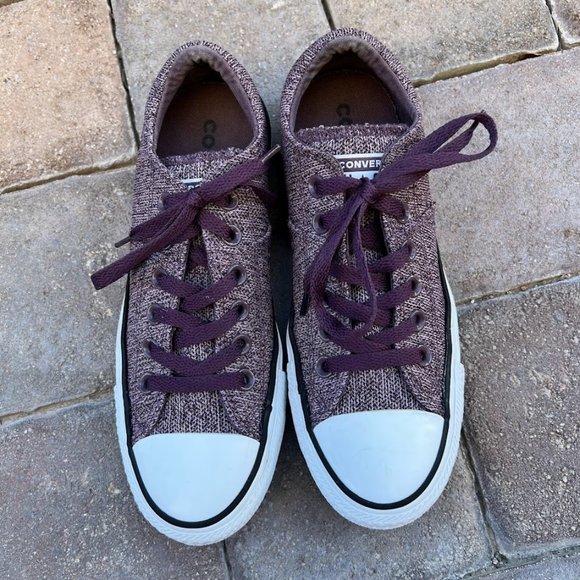 Converse Madison Low Top Purple Sneakers Women's Size 7 - Picture 2 of 7
